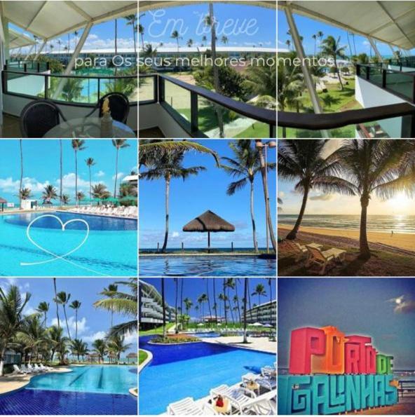 Excelente Flat 3 Quartos Pra 10 Pessoas No Ancorar Flat Resort Pôrto das Galinhas Exteriör bild